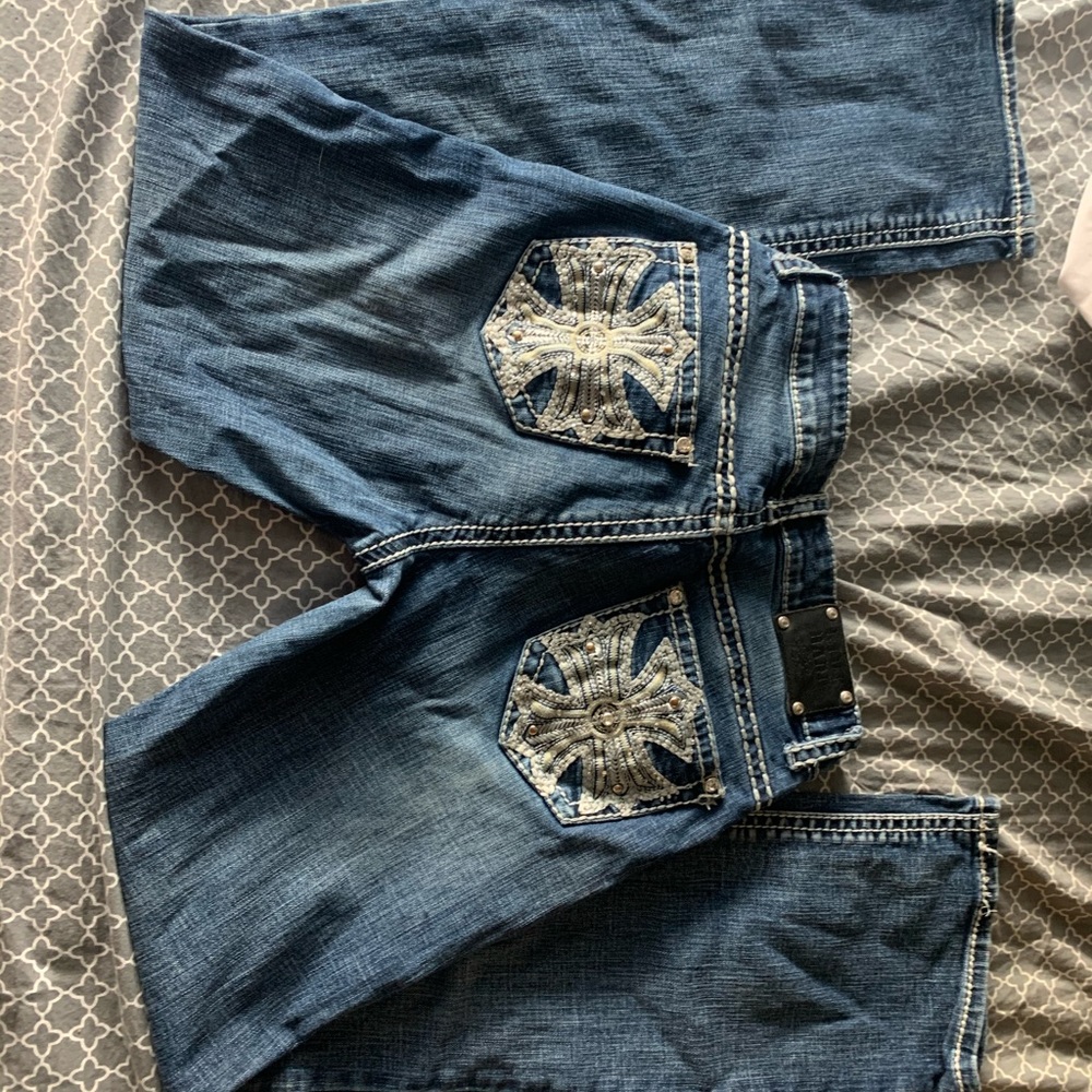 Live Hard Bootcut Jeans